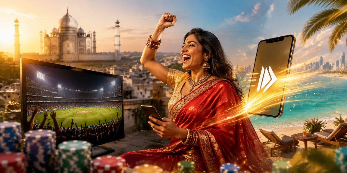 Taj Mahal with festive Indian saree and deposit bonus